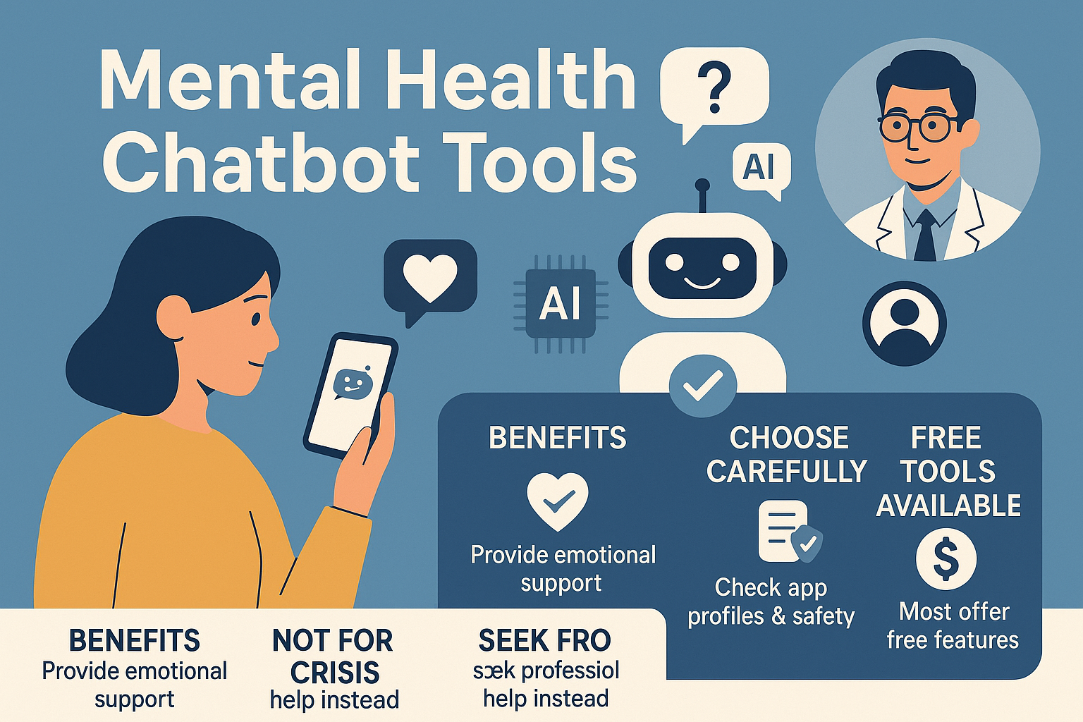 mental health chatbot tools